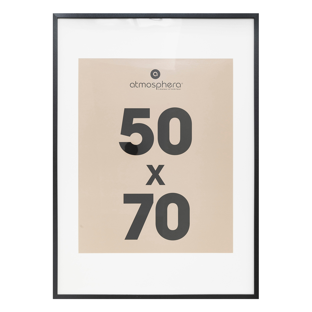 Κορνίζα Τοίχου (50x70) A-S Manu Black 206460A