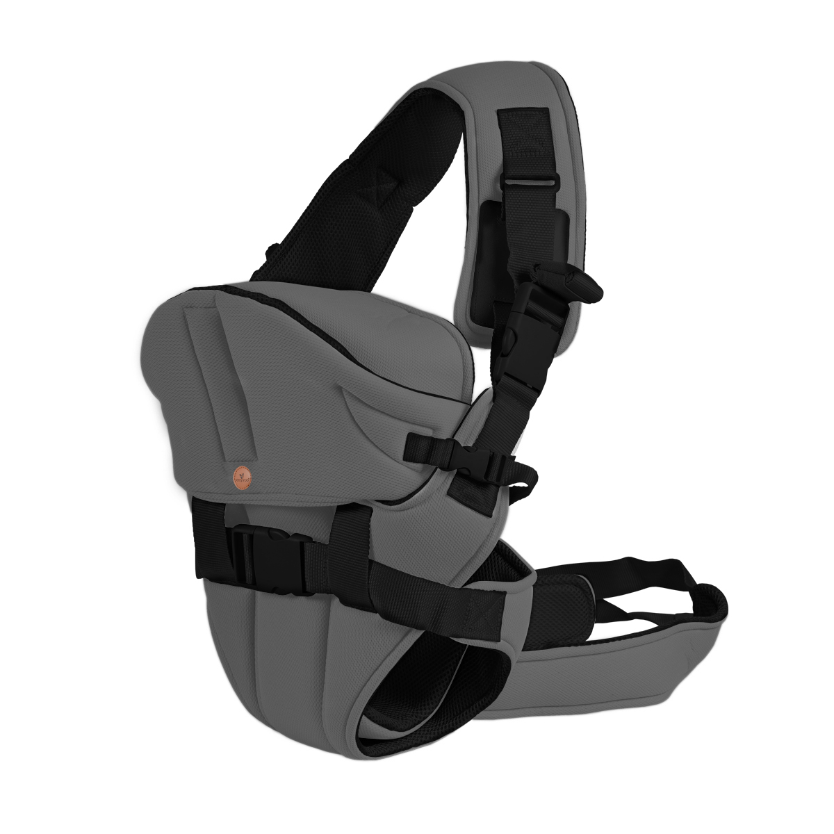 Μάρσιπος Κλασικός (3+ Μηνών/Έως 13kg) Cangaroo Carry Go Dark Grey