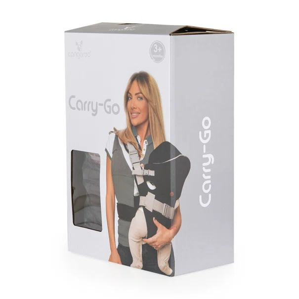 Μάρσιπος Κλασικός (3+ Μηνών/Έως 13kg) Cangaroo Carry Go Dark Grey