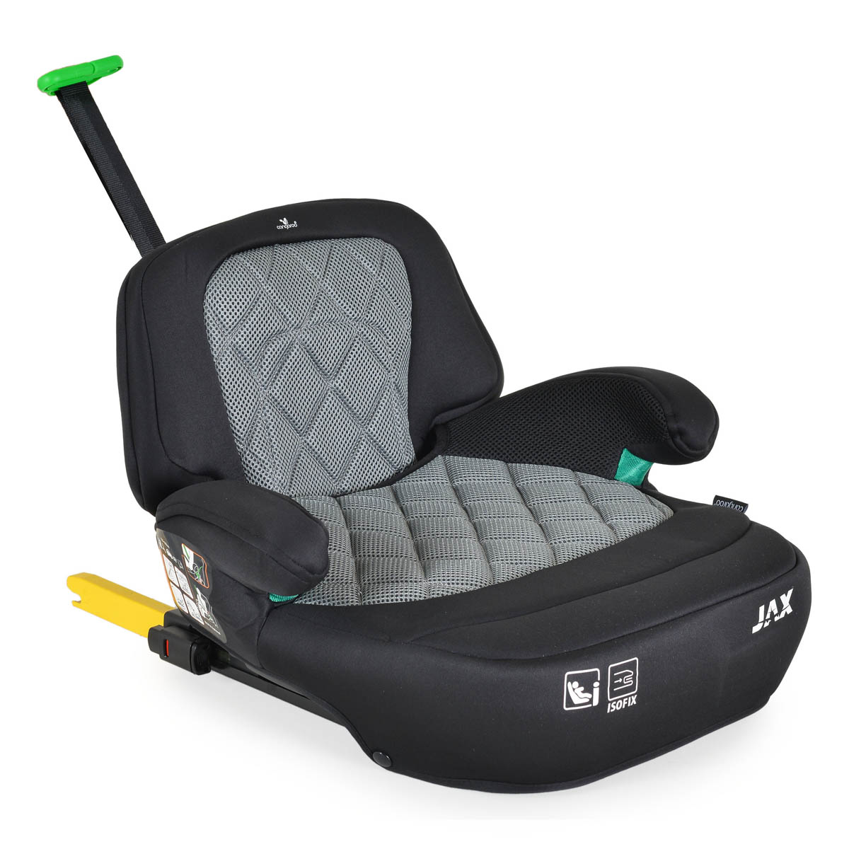 Κάθισμα Αυτοκινήτου Booster ISOfix (125 έως 150εκ. Ύψος) Cangaroo Jax i-Size Grey