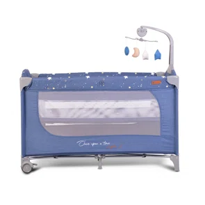Παρκοκρέβατο 2 Θέσεων (0+ Μηνών/Έως 15kg) Cangaroo Once Upon A Time 2 Jeans