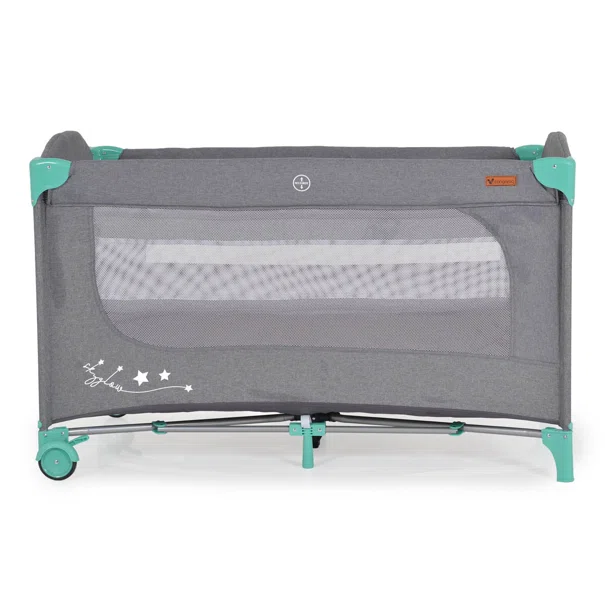 Παρκοκρέβατο 2 Θέσεων (0+ Μηνών/Έως 14kg) Cangaroo Skyglow 2 Mint