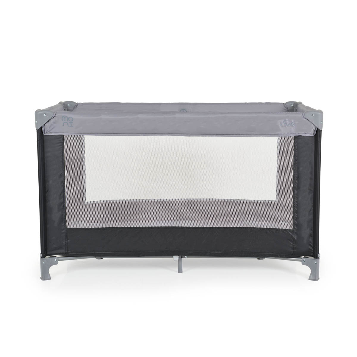 Παρκοκρέβατο (0+ Μηνών/Έως 14kg) Moni Solo Grey