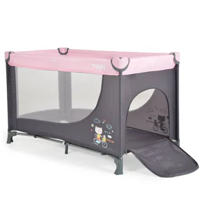 Παρκοκρέβατο 2 Θέσεων (0+ Μηνών/Έως 14kg) Moni Tommy Pink