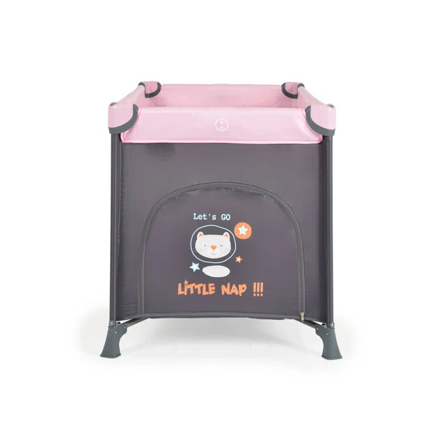 Παρκοκρέβατο 2 Θέσεων (0+ Μηνών/Έως 14kg) Moni Tommy Pink