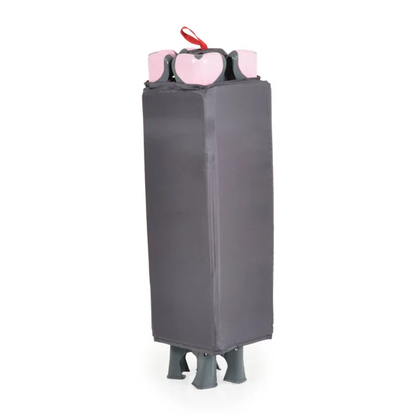 Παρκοκρέβατο 2 Θέσεων (0+ Μηνών/Έως 14kg) Moni Tommy Pink