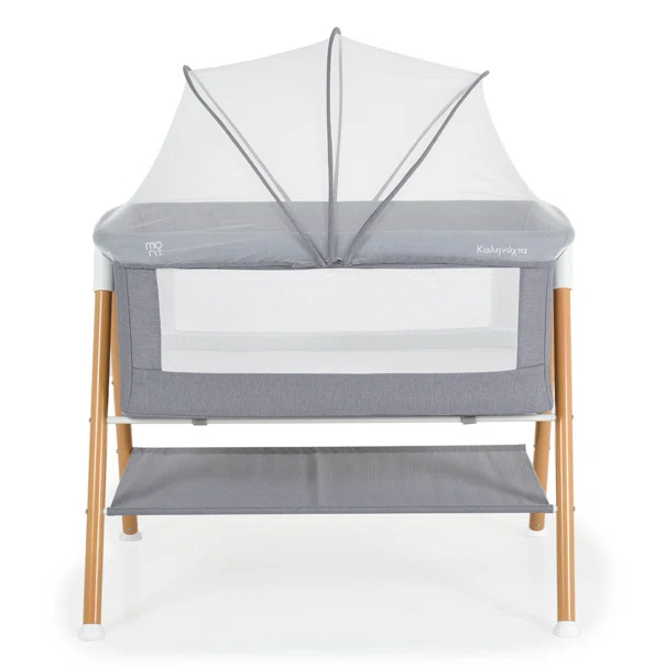 Λίκνο (0+ Μηνών/Έως 11kg) Moni Kalinihta Premium Grey
