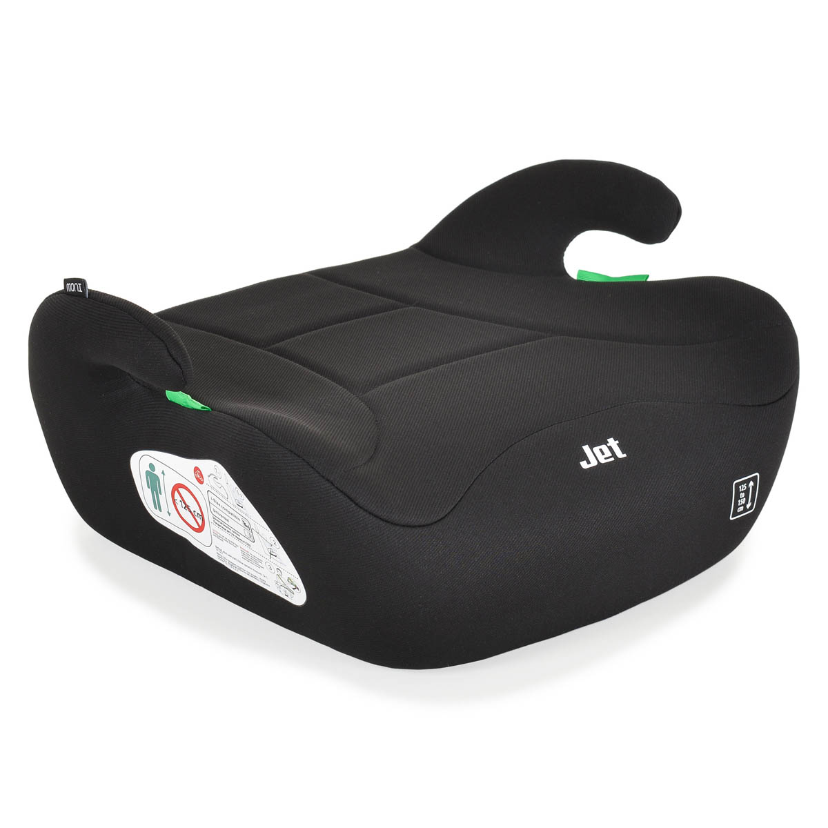 Κάθισμα Αυτοκινήτου Booster (125 έως 150εκ. Ύψος) Moni Jet i-Size Dark Black