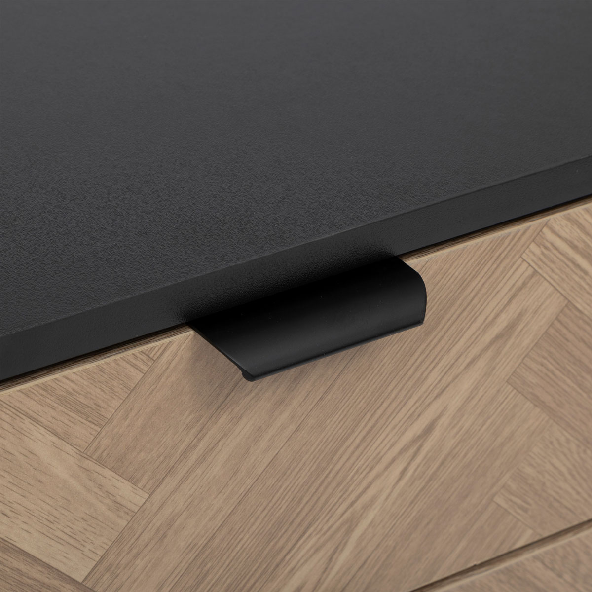 Κομοδίνο με 2 Συρτάρια (50X40X45) F-V Chevron 193629 Έπιπλα Κρεβατοκάμαρας Κομοδίνα Μοντέρνα Spitishop