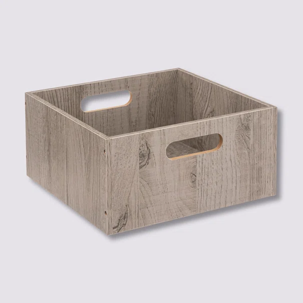 Κουτί Αποθήκευσης (31x31x15) F-V Wooden Grey 181267A