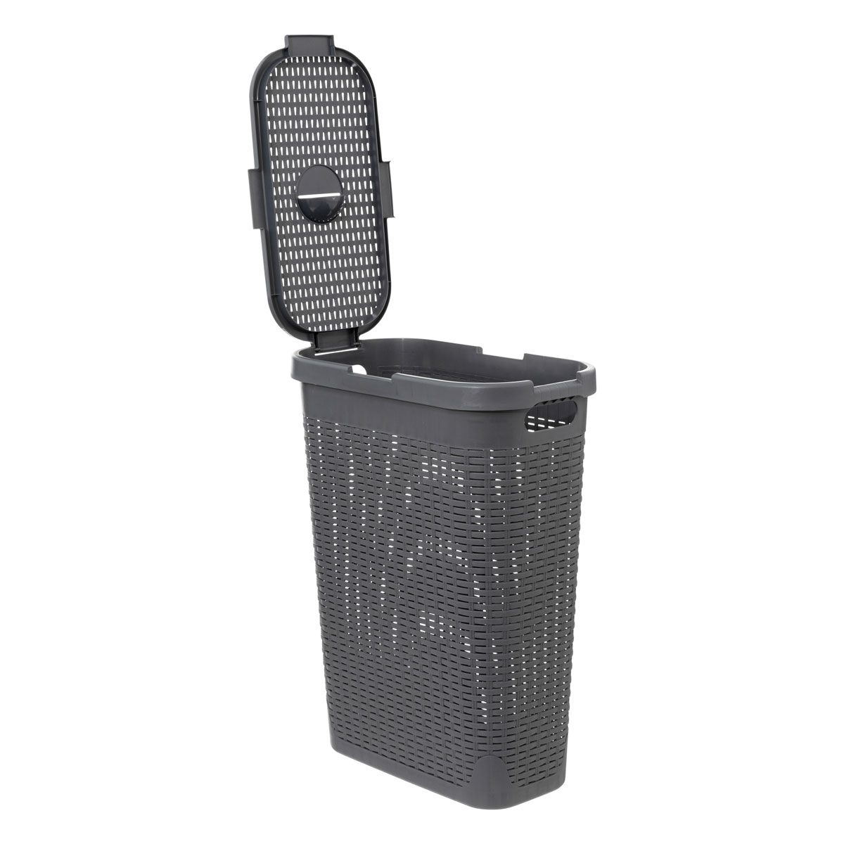 Καλάθι Απλύτων 40Lit (26.5x46.4x60.5) F-V Rattan Slim Concrete 202409J