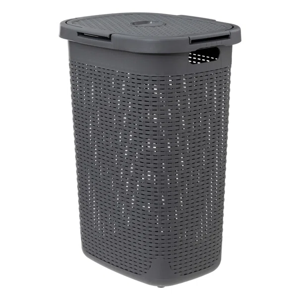 Καλάθι Απλύτων 60Lit (35.2x45x65.8) F-V Rattan Concrete 202408J
