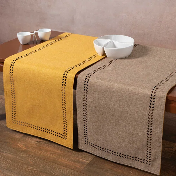 Τραβέρσα 2 Όψεων (45x170) Silk Fashion BG18 Yellow/Sand