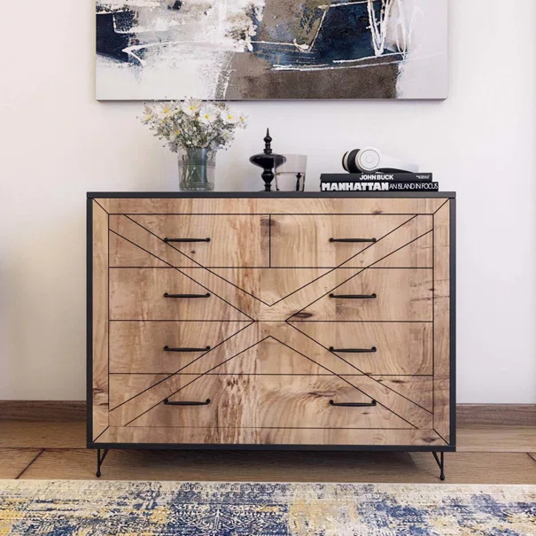 Συρταριέρα 4 Θέσεων (80x40x100) A-G Comfort 854KLN3401 Anthracite Oak
