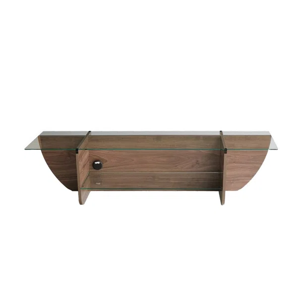 Έπιπλο Τηλεόρασης (158x35x40) A-G Lily 552NOS1604 Walnut