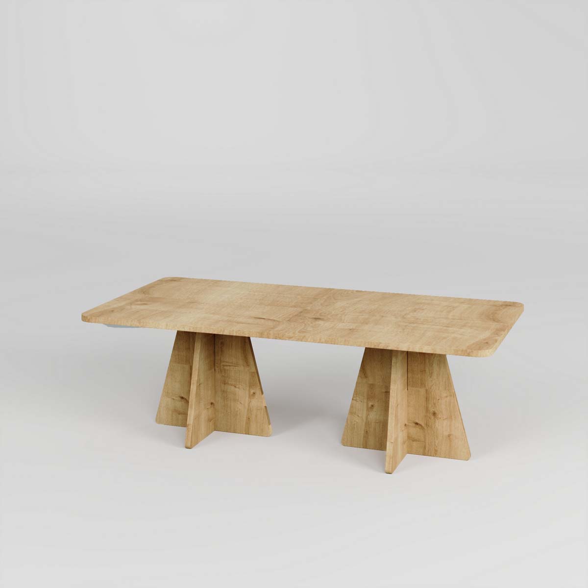 Τραπέζι Σαλονιού (120X60X40) A-G Mushroom 552Nos2492 Oak Έπιπλα Τραπεζάκια Μέσης Spitishop