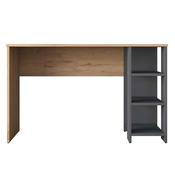 Γραφείο Με Ράφια (120x45x74) A-G 893RAN3330 Walnut Anthracite