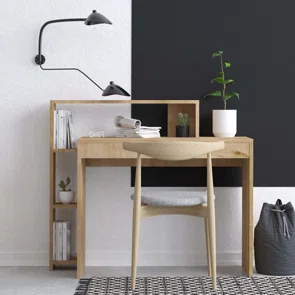 Γραφείο Με Ράφια (95x45x117) A-G Uma 393MRD1302 Oak