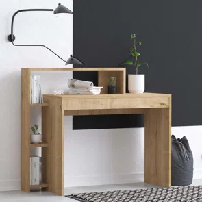 Γραφείο Με Ράφια (95x45x117) A-G Uma 393MRD1302 Oak