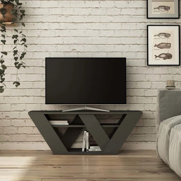 Έπιπλο Τηλεόρασης (110x30x40) A-G Pipralla 776HMS3035 Anthracite
