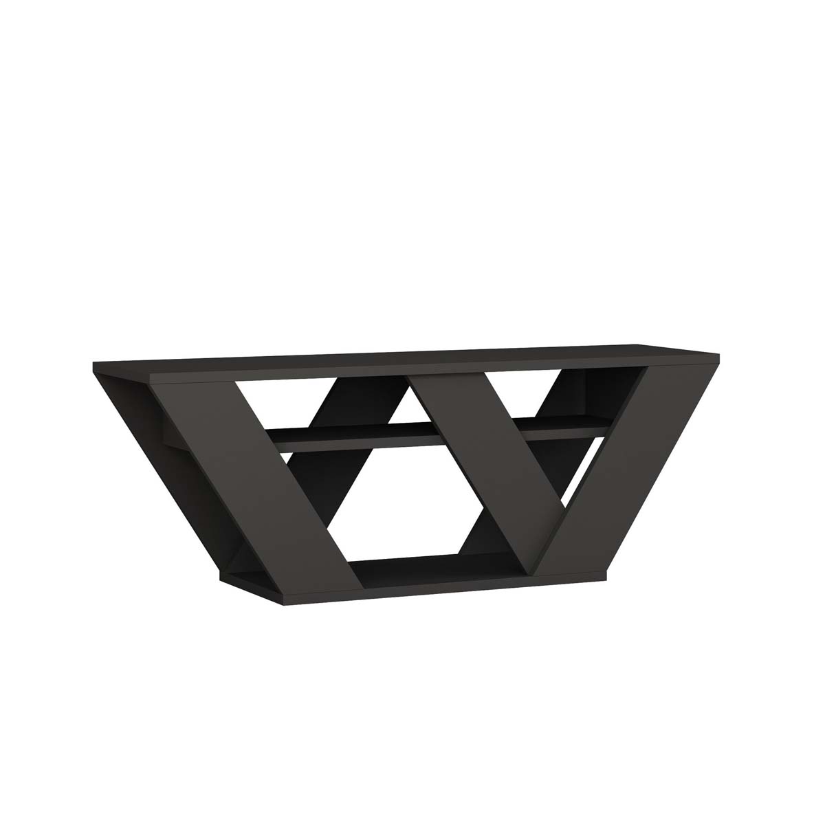 Έπιπλο Τηλεόρασης (110X30X40) A-G Pipralla 776Hms3035 Anthracite Έπιπλα Σαλονιού Spitishop