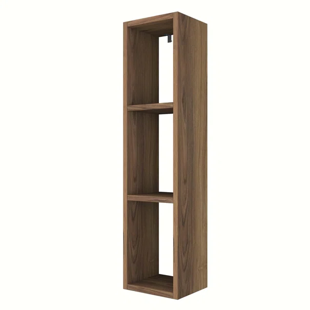 Βιβλιοθήκη Τοίχου 3 Θέσεων (22x18.5x90) A-G 893RAN2309 Walnut