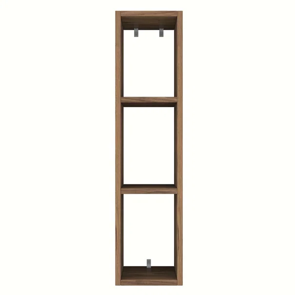 Βιβλιοθήκη Τοίχου 3 Θέσεων (22x18.5x90) A-G 893RAN2309 Walnut