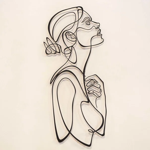 Διακοσμητικό Τοίχου (28x61) A-G Woman Silhouette 507ATP1145