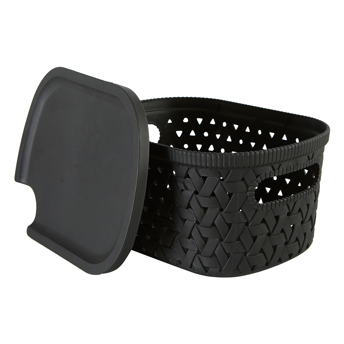 Καλάθι Αποθήκευσης (19.9x15x10.1) F-V Tressy Black 209334A