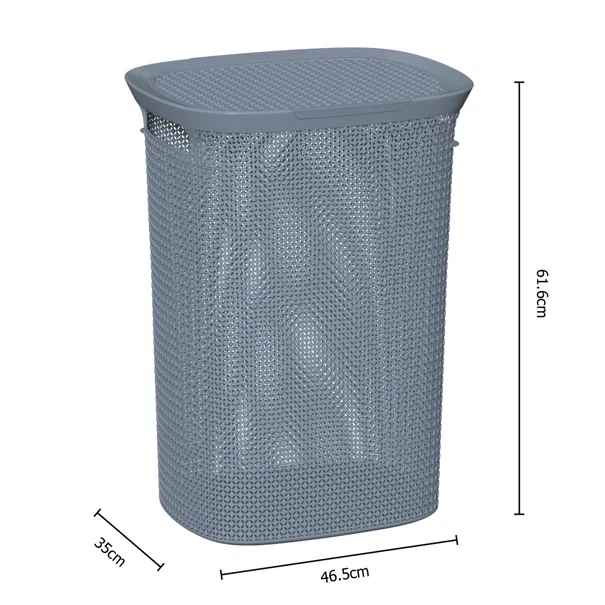 Καλάθι Απλύτων 57Lit (46.5x35x61.6) F-V Scandi Grey 164587