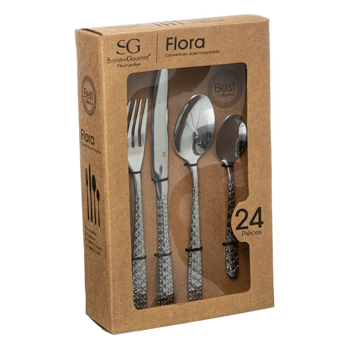 Μαχαιροπίρουνα (Σετ 24Τμχ) S-D Flora 147810 Είδη Σερβιρίσματος Σετ Spitishop