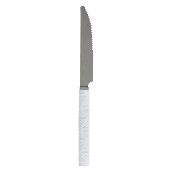 Μαχαιροπίρουνα Με Βάση (Σετ 24τμχ) S-D Geo White 150005B