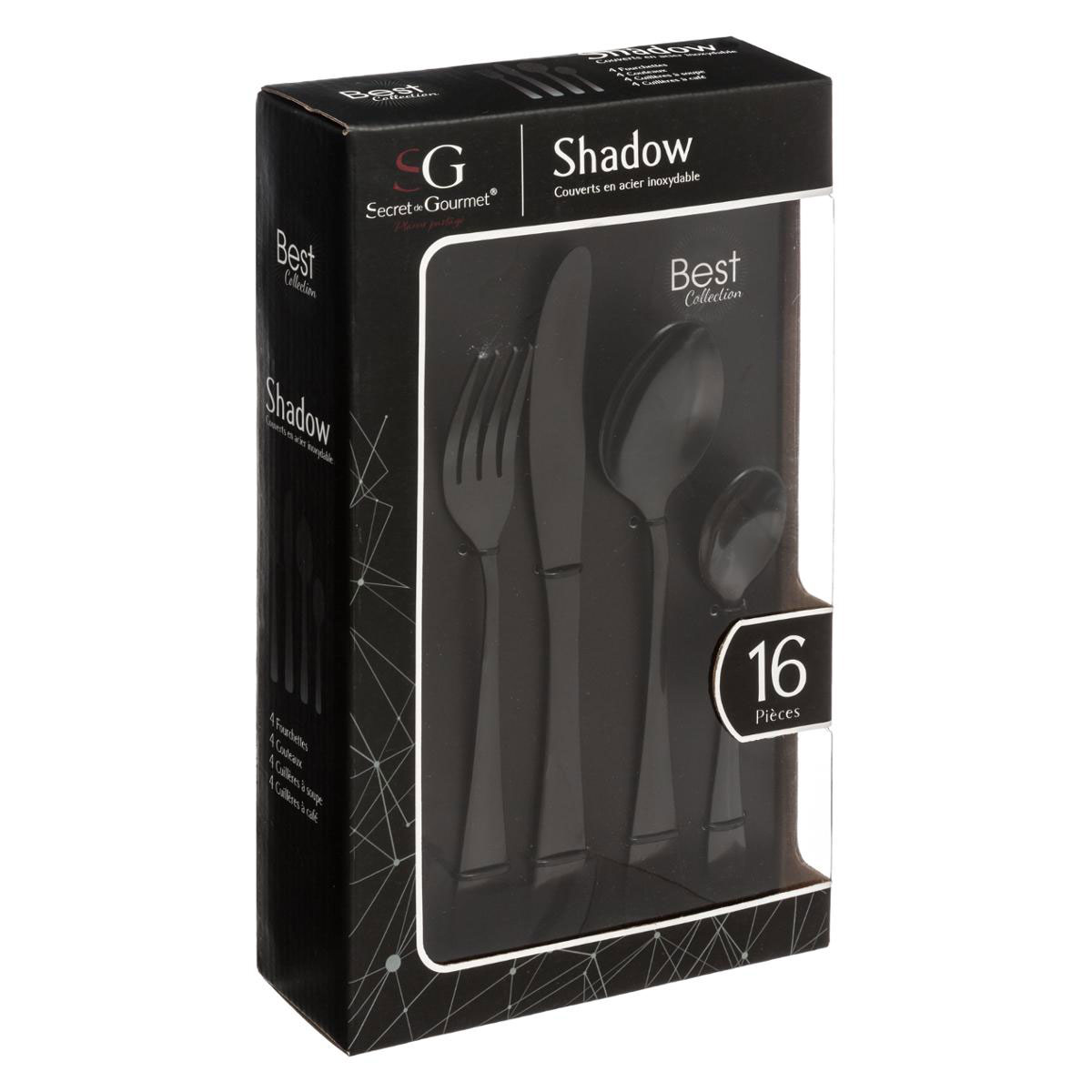 Μαχαιροπίρουνα (Σετ 16τμχ) S-D Shadow Black 154001
