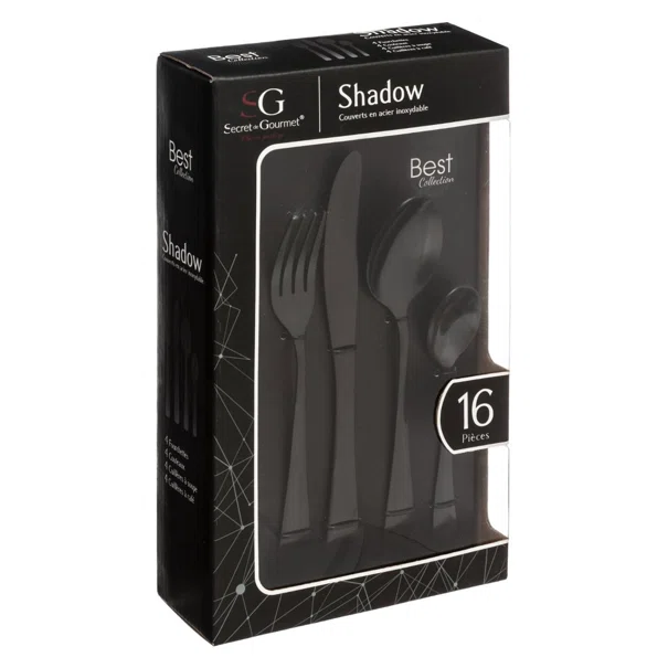 Μαχαιροπίρουνα (Σετ 16τμχ) S-D Shadow Black 154001