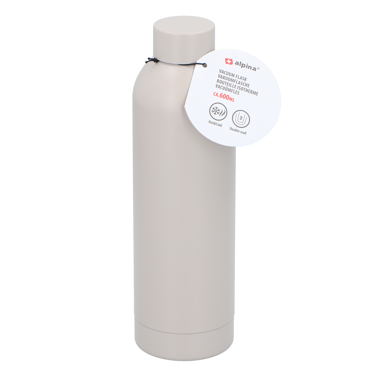 Μπουκάλι Θερμός 600ml Alpina 871125250676 Beige
