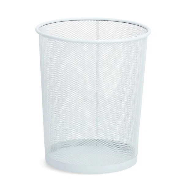 Καλάθι Απορριμμάτων (Φ29.5x35) Z-L White 17724