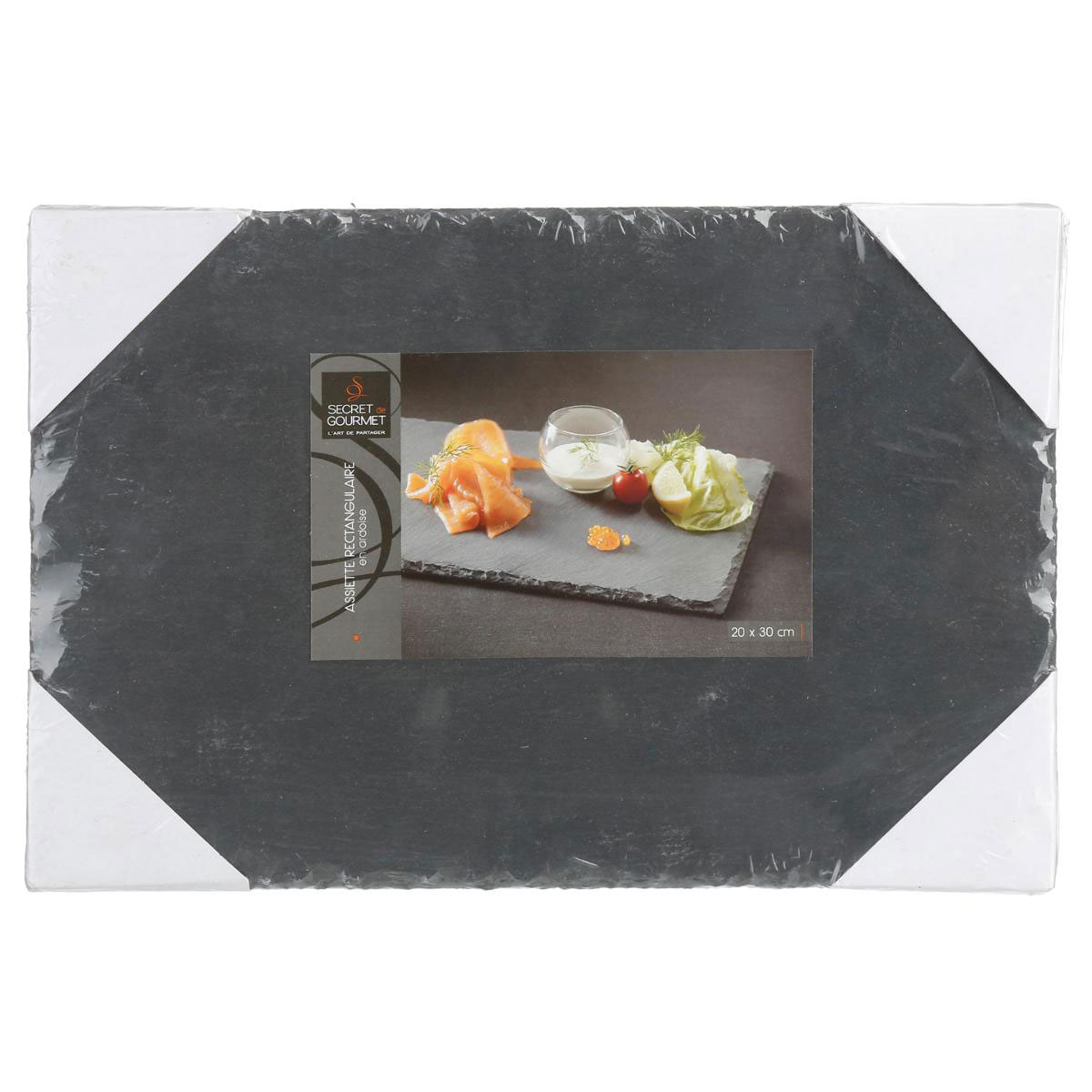 Πλατώ Σερβιρίσματος (30x20) S-D Slate Plate 861739415