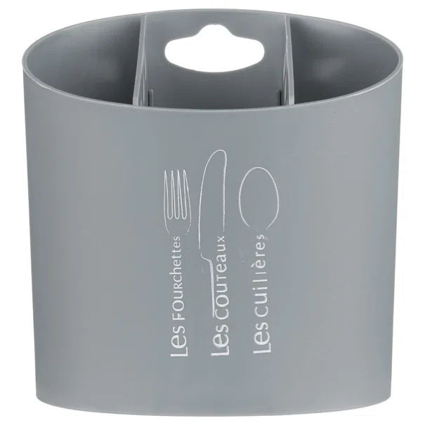 Κουταλοθήκη - Στραγγιστήρι F-V Cutlery Holder Grey 109055A