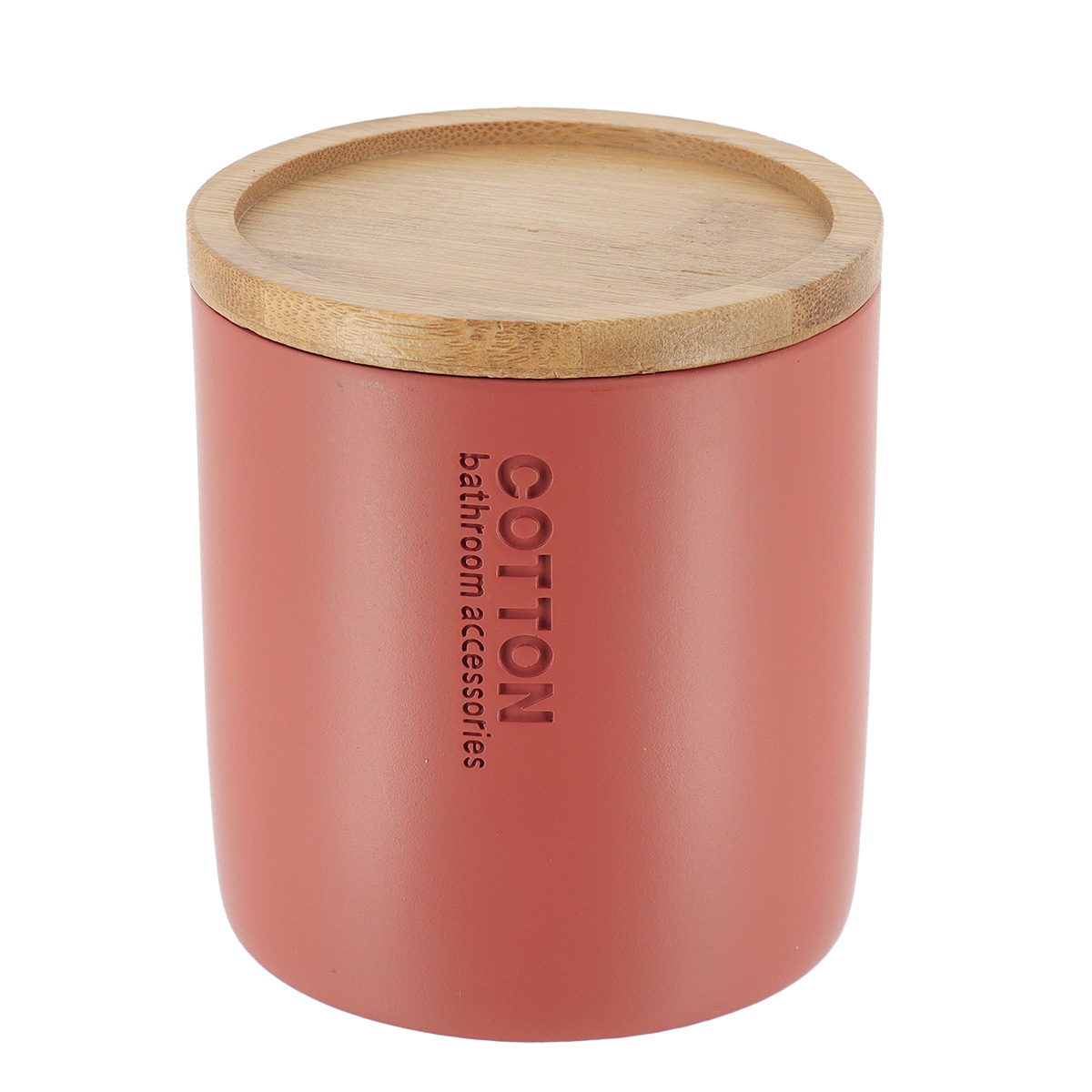Βαμβακοθήκη (Φ9.5x11) T-D Terracotta/Bamboo 67101125