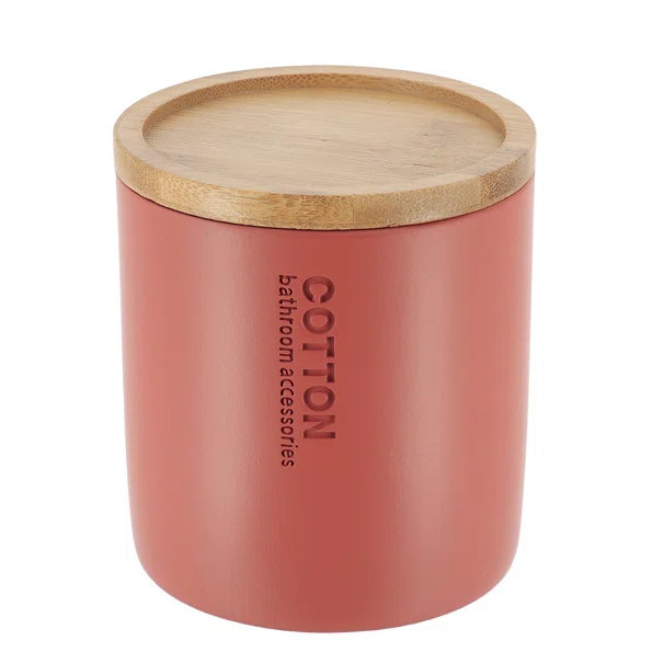 Βαμβακοθήκη (Φ9.5x11) T-D Terracotta/Bamboo 67101125