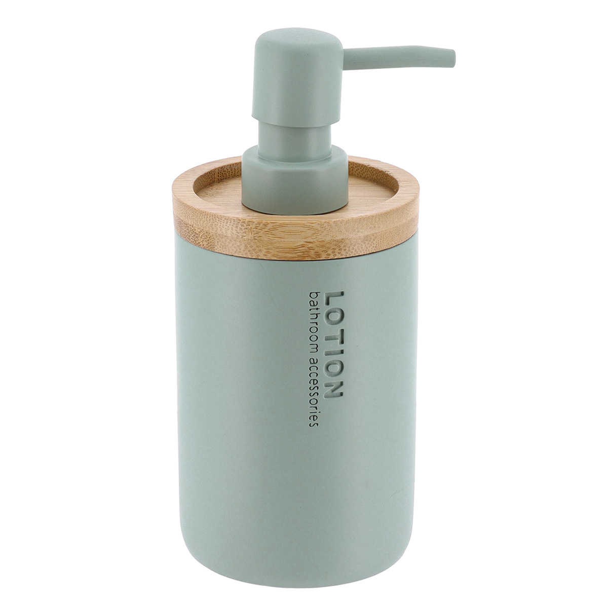 Dispenser Μπάνιου 280ml (Φ7.5x17) T-D Green/Bamboo 62101146