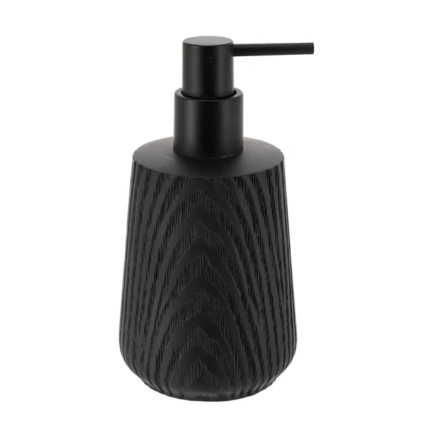 Dispenser Μπάνιου 350ml (9x7.5x18) T-D Wood Effect Black 62203103