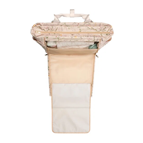 Τσάντα Αλλαξιέρα (43x17x35) Kikka Boo Florence Secret Garden Beige
