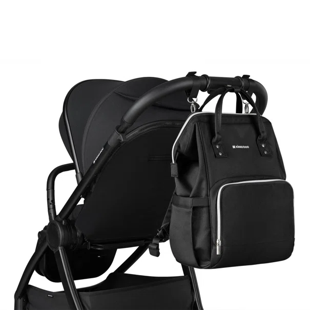 Τσάντα Αλλαξιέρα Backpack (32x18x41) Kikka Boo Siena Black - Silver 2025