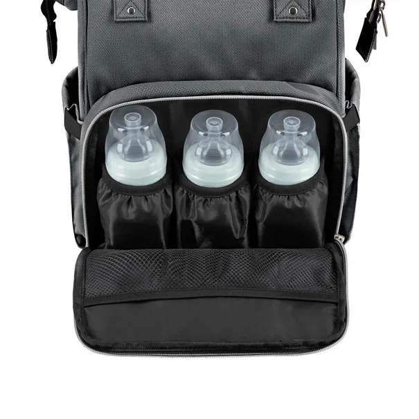 Τσάντα Αλλαξιέρα Backpack (32x18x41) Kikka Boo Siena Dark Grey 2025