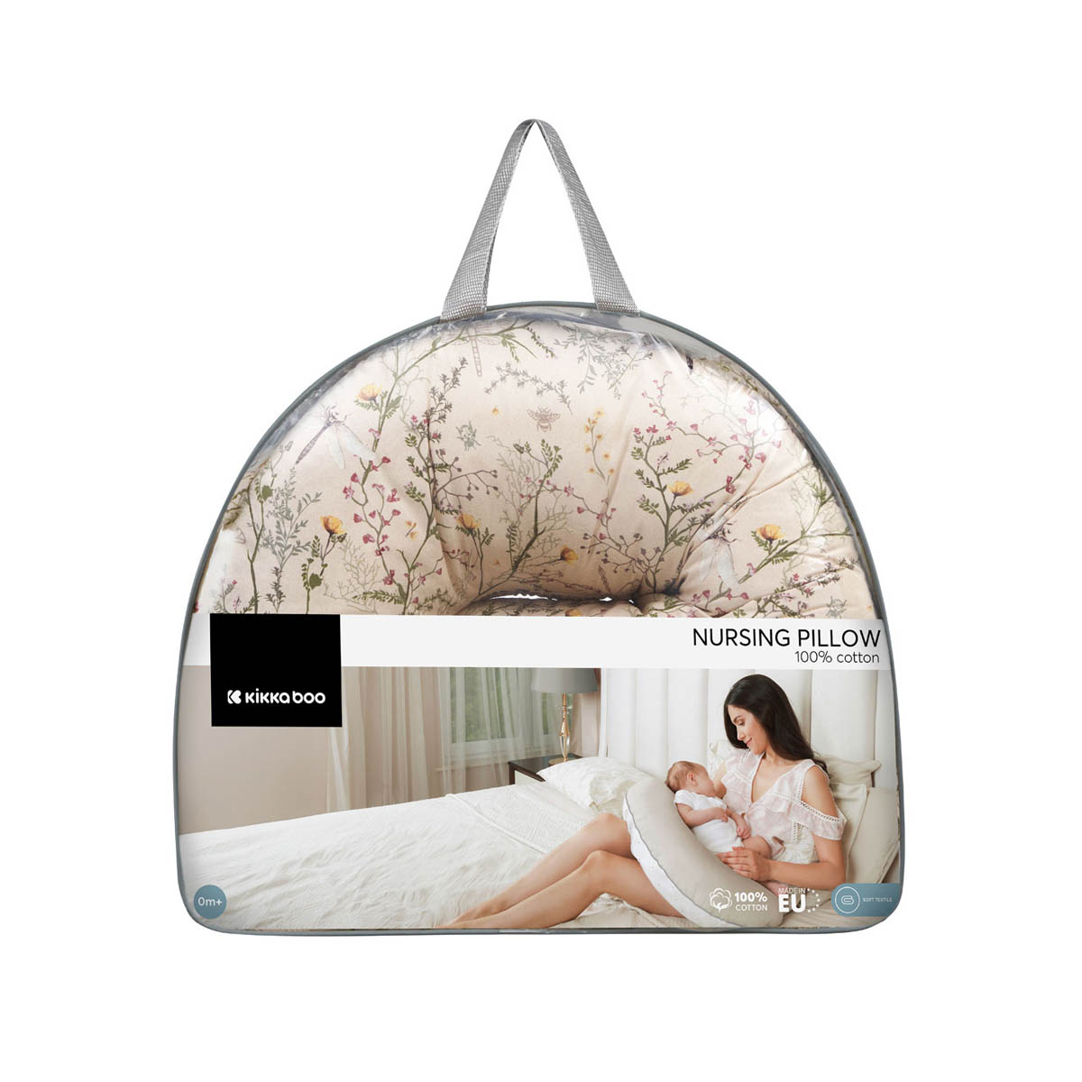 Μαξιλάρι Θηλασμού Kikka Boo Secret Garden Beige Βρεφικά Μαξιλάρια Spitishop
