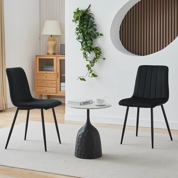 Καρέκλα Τραπεζαρίας (45x56x88) Spitishop Lorelay Black