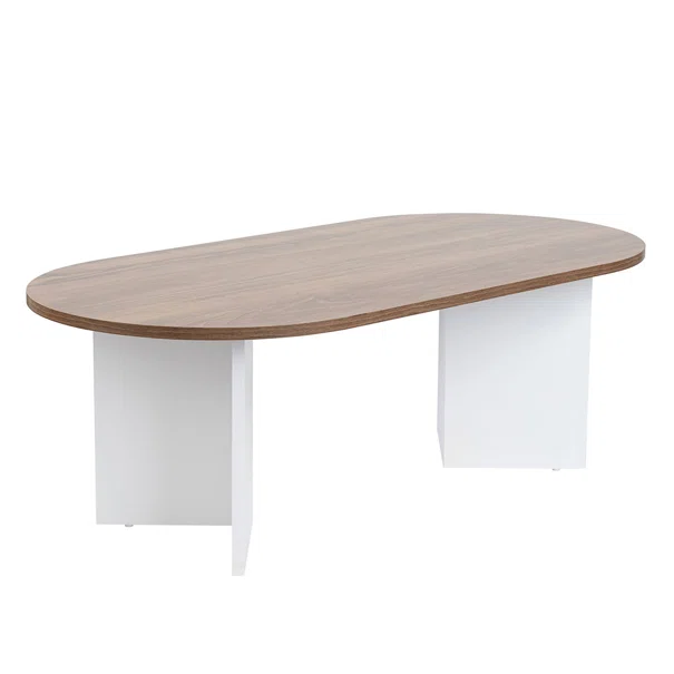 Τραπέζι Σαλονιού (119x60x40) A-G Sable 909NRD1111 Walnut/White