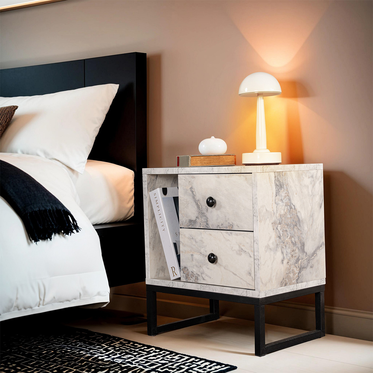 Κομοδίνο — 45,2 × 29,5 × 50 cm — Υλικό δεν δηλώνεται · Spitishop · Κωδικός spitishop-324600