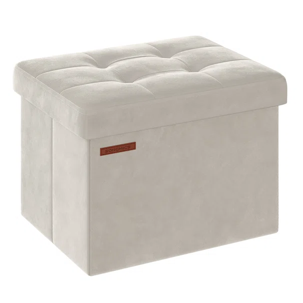 Σκαμπό Με Αποθηκευτικό Χώρο (41x31x31) Songmics LSF200W01